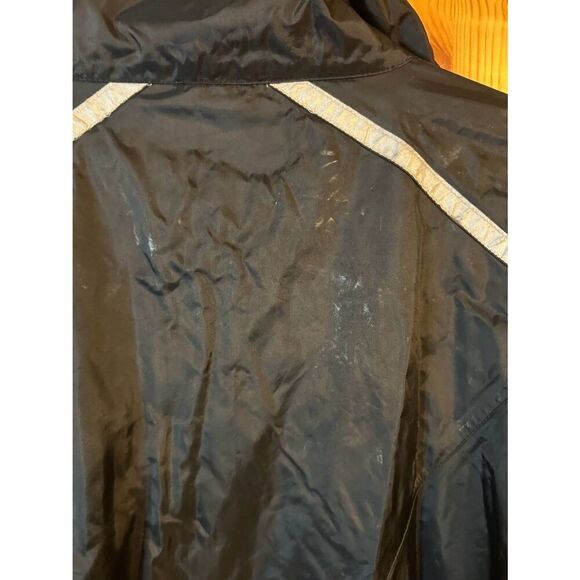 Teknic Motorcycle Rain Jacket Black Pockets Elastic Waist Size XL READ (8930) - Picture 8 of 10